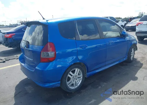 2008 Honda Fit Sport from USA, damaged, VIN JHMGD38638S000599